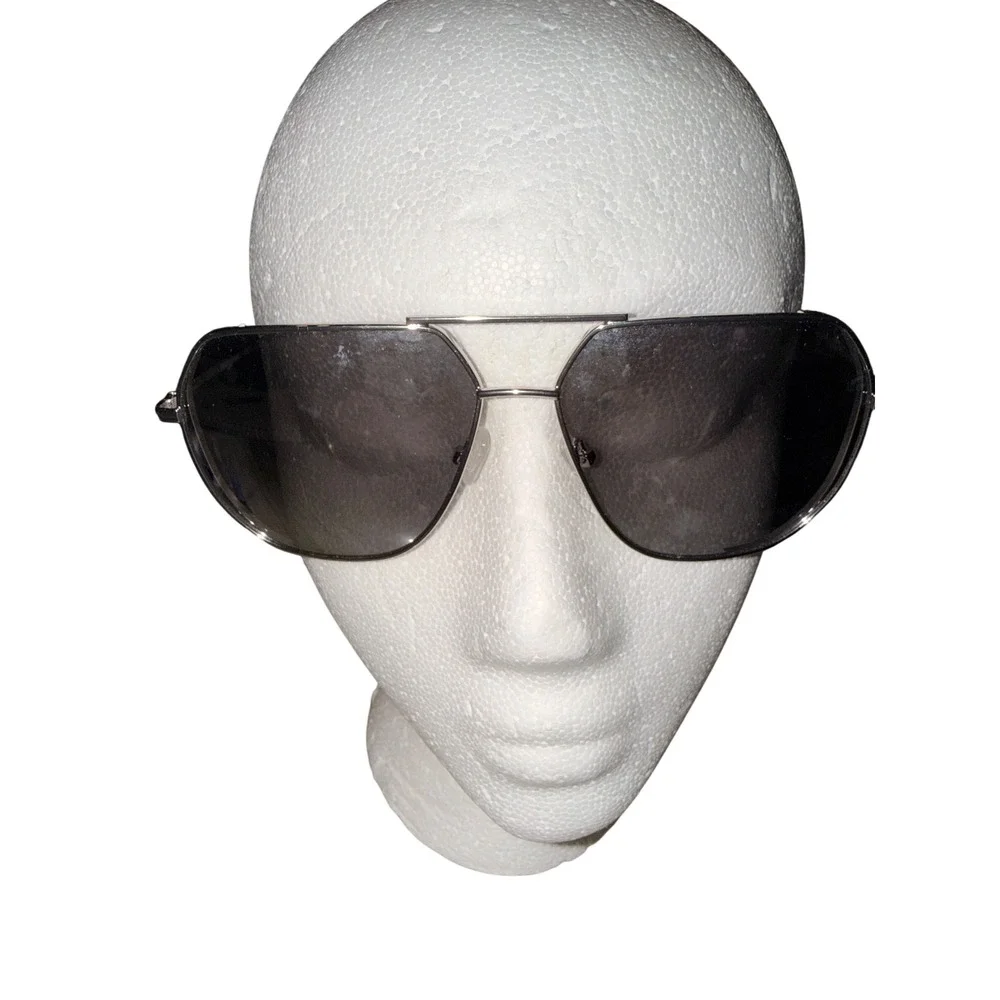 Skechers‎ SE6150 10C Silver Aviator Sunglasses Mirrored Lens Downtown Retro 90s